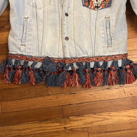 Denim “Ex-Boyfriend” Trucker Jacket - Picture 12 of 14